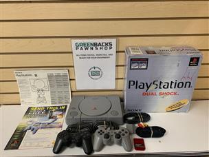 PS1 Sony PlayStation 1 W/ Controller & Hookups, Games - video
